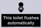 IV12128: This toilet flushes automatically