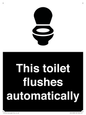IV12128: This toilet flushes automatically