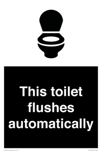 IV12128: This toilet flushes automatically