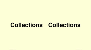 IV12243: Collections sign