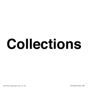 IV12243: Collections sign