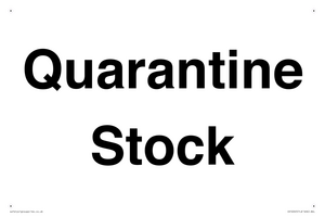 IV12245: Quarantine Stock