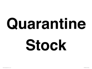 IV12245: Quarantine Stock