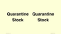 IV12245: Quarantine Stock