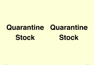 IV12245: Quarantine Stock