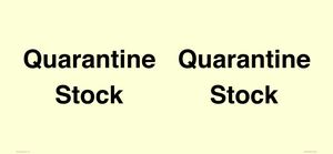 IV12245: Quarantine Stock