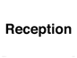 IV12247: Reception Sign