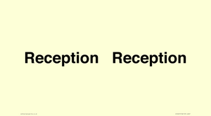 IV12247: Reception Sign