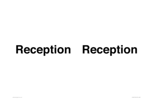 IV12247: Reception Sign
