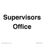 IV12249: Supervisor's Office Sign