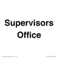 IV12249: Supervisor's Office Sign