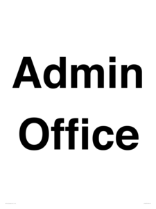 IV12255: Admin Office