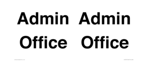 IV12255: Admin Office