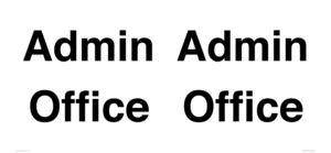 IV12255: Admin Office