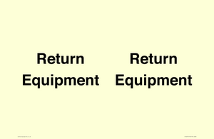IV12270: Return Equipment Sign