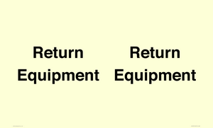 IV12270: Return Equipment Sign