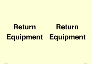 IV12270: Return Equipment Sign