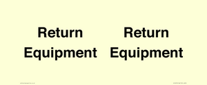 IV12270: Return Equipment Sign