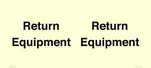 IV12270: Return Equipment Sign