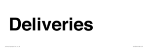 IV12341: Deliveries Sign