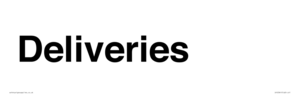 IV12341: Deliveries Sign