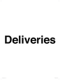 IV12341: Deliveries Sign