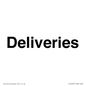 IV12341: Deliveries Sign
