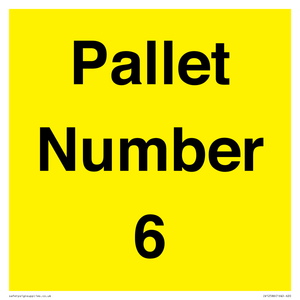 IV12586: Pallet Number 6