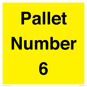 IV12586: Pallet Number 6