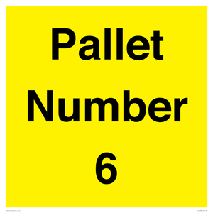 IV12586: Pallet Number 6