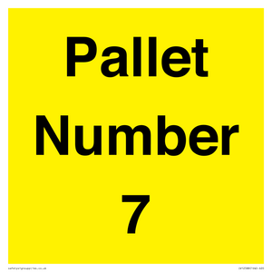 IV12588: Pallet Number 7