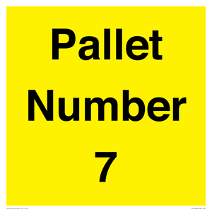 IV12588: Pallet Number 7