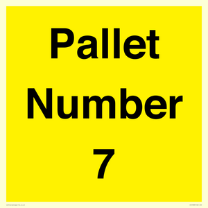 IV12588: Pallet Number 7