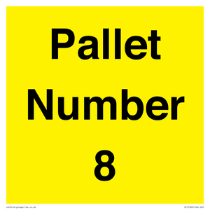 IV12590: Pallet Number 8