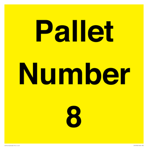 IV12590: Pallet Number 8
