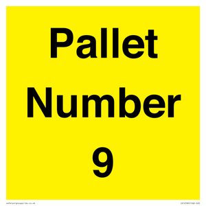 IV12592: Pallet Number 9