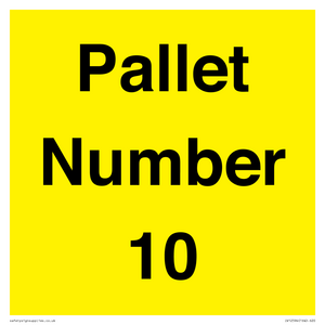 IV12594: Pallet Number 10