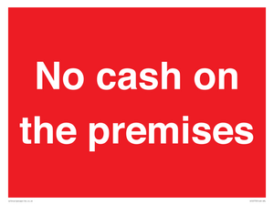 IV12773: No cash on the premises