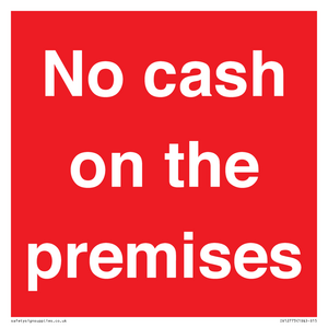 IV12773: No cash on the premises