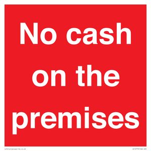 IV12773: No cash on the premises