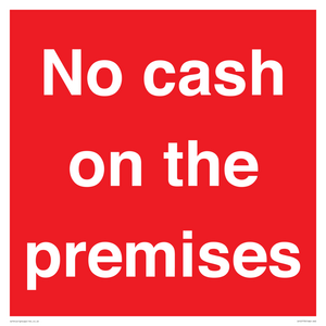 IV12773: No cash on the premises