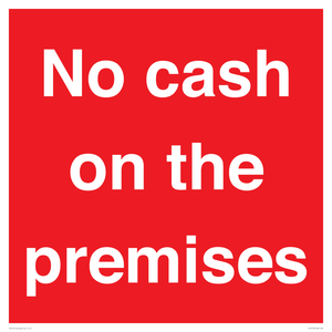 IV12773: No cash on the premises
