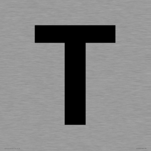 IV13350: Letter T