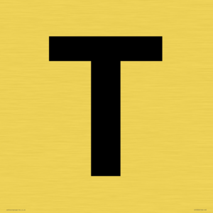 IV13350: Letter T