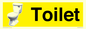IV14225: Toilet Sign Dementia Friendly Yellow