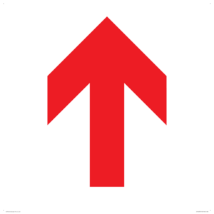 IV14234: Red Up Arrow