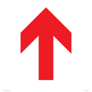 IV14234: Red Up Arrow