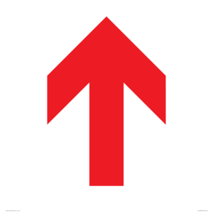 IV14234: Red Up Arrow
