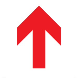 IV14234: Red Up Arrow