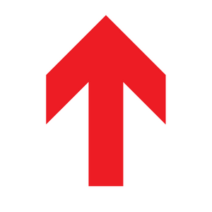 IV14234: Red Up Arrow
